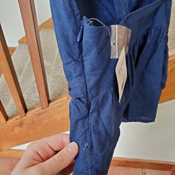 NWT Free People Low Cut Peplum Top - Picture 3 of 11